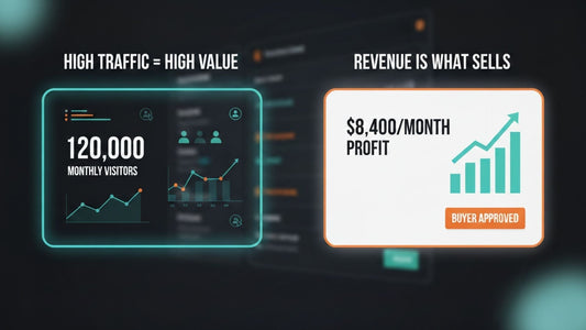Revenue vs Traffic: What Actually Drives Website Valuation?
