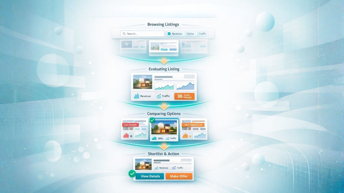 From Views to Offers: How Buyers Discover and Shortlist Website Listings