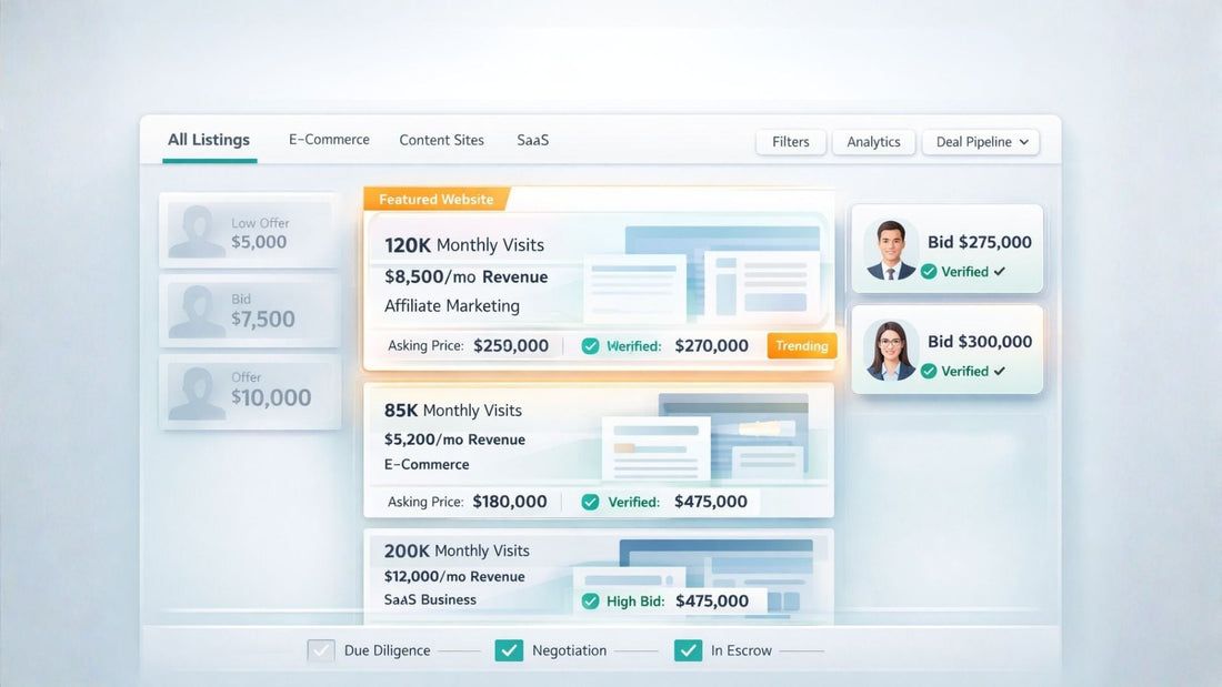 Choosing the Right Platform to Sell Your Website: What Actually Matters