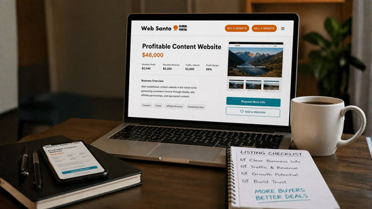 Getting Views But No Buyers? The Real Reason Your Website Listing Isn’t Converting